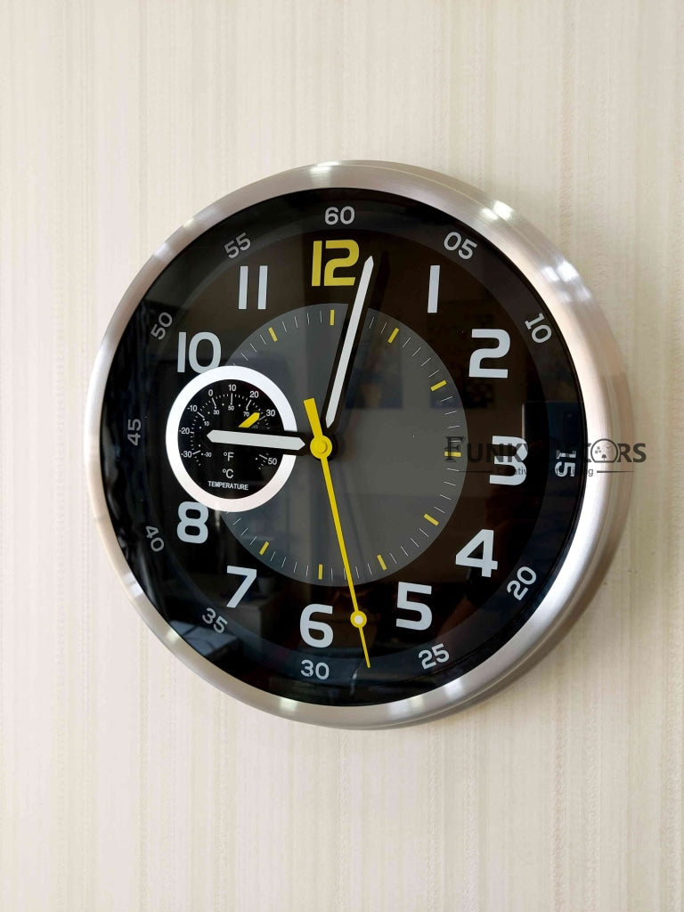 Funkytradition Unique Design Metal Clock Wall For Home Office Decor And Gifts Clocks