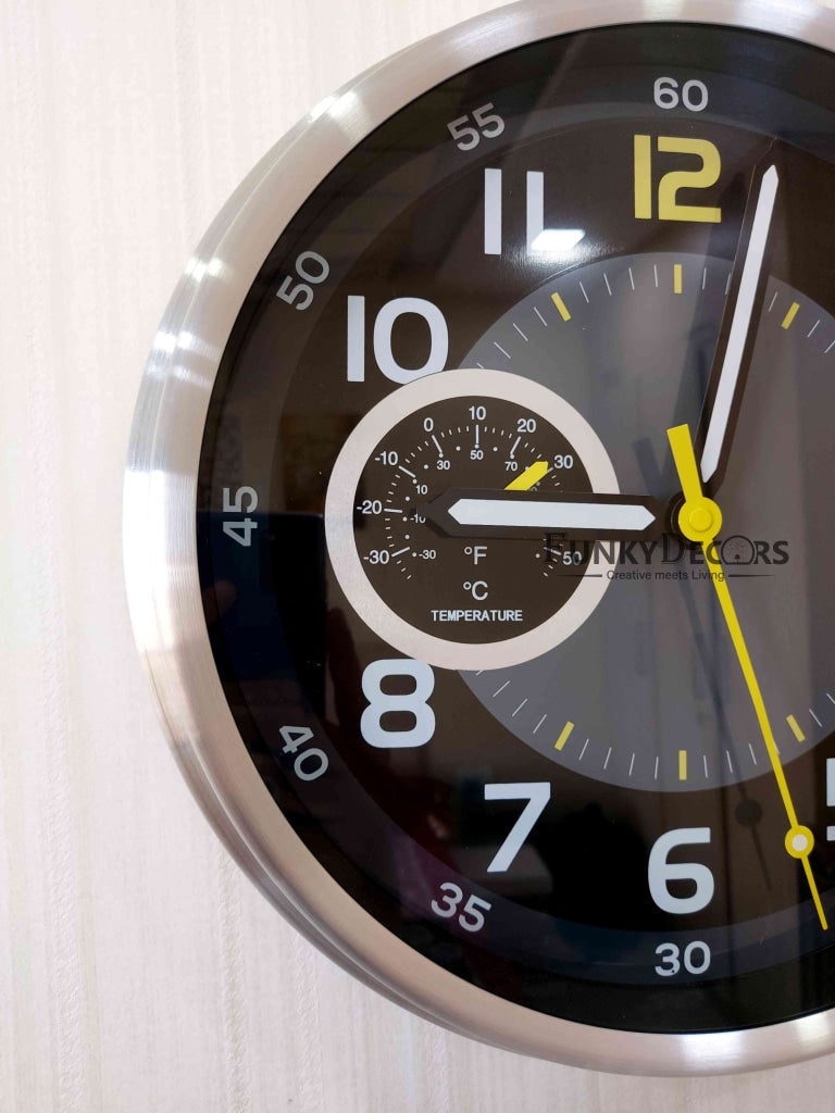 Funkytradition Unique Design Metal Clock Wall For Home Office Decor And Gifts Clocks