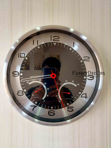 Funkytradition Unique Design Metal Clock Wall For Home Office Decor And Gifts Clocks