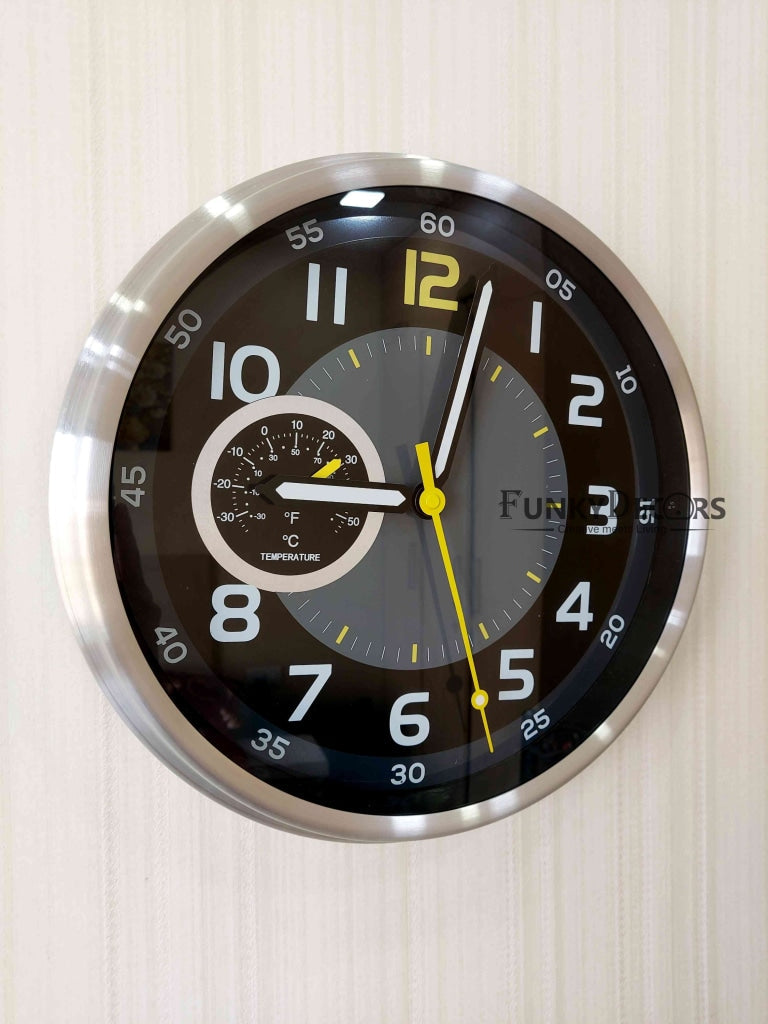 Funkytradition Unique Design Metal Clock Wall For Home Office Decor And Gifts Clocks