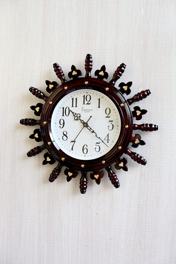 FunkyDecors Vintage Battle Shield Decorative Retro Round Ship Steering Shape Plastic Pendulum