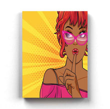 Load image into Gallery viewer, Girl Pop Art Frame For Wall Decor- Funkydecors Xs / Canvas Posters Prints &amp; Visual Artwork
