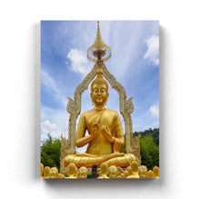 Load image into Gallery viewer, Golden Buddha - Spiritual Art Frame For Wall Decor- Funkydecors Xs / Canvas Posters Prints &amp; Visual
