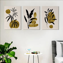 Load image into Gallery viewer, Golden Spot - Minimal 3 Panels Art Frame For Wall Decor- Funkydecors Xs / Canvas Posters Prints &amp;
