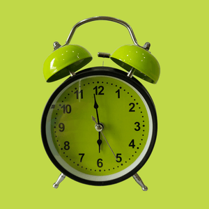 Green Royal Retro Style Alarm Kids Room Table Clock-Funkydecors Big Clocks