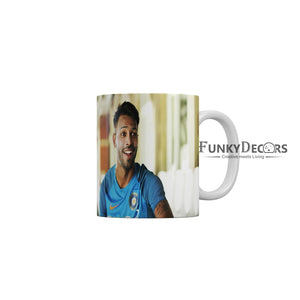 Hardik pandya Mumbai Indians Coffee Ceramic Mug 350 ML-FunkyDecors