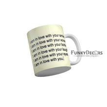 Load image into Gallery viewer, I am In Love With Your Smile Coffee Mug 350 ml-FunkyDecors
