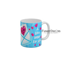 Load image into Gallery viewer, I love letter for you Coffee Ceramic Mug 350 ML-FunkyDecors
