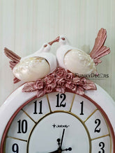 Load image into Gallery viewer, Love Birds Marble Wall Clock For Home Office Decor And Gifts 60 Cm Tall- Funkydecors Clocks

