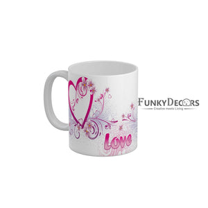 Love Coffee Ceramic Mug 350 ML-FunkyDecors