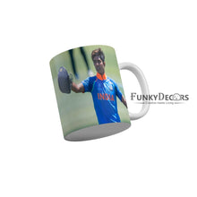 Load image into Gallery viewer, Manjit Kalra Delhi Capitals Coffee Ceramic Mug 350 ML-FunkyDecors
