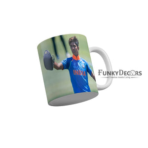 Manjit Kalra Delhi Capitals Coffee Ceramic Mug 350 ML-FunkyDecors
