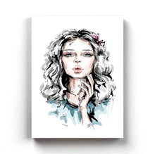 Load image into Gallery viewer, Messy Hair Women Fashion Art Frame For Wall Decor- Funkydecors Xs / Canvas Posters Prints &amp; Visual

