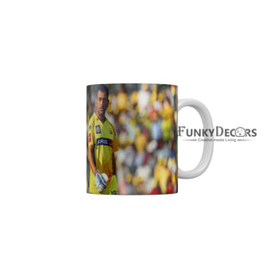 MS Dhoni CSK Coffee Ceramic Mug 350 ML-FunkyDecors