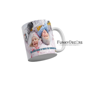 One loyal friend is worth ten thousand relatives Coffee Ceramic Mug 350 ML-FunkyDecors
