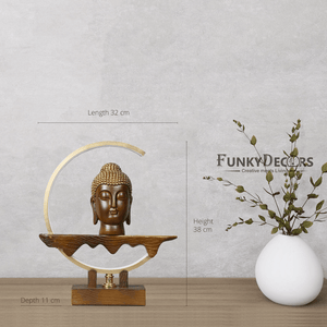Peaceful Buddha Face Table Lamp For Anniversary Birthday Gift Christmas Home And Office Decor Lamps
