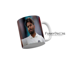 Load image into Gallery viewer, Rishabh Pant Delhi Capitals Coffee Ceramic Mug 350 ML-FunkyDecors
