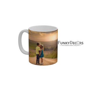 Romantic Couple Coffee Ceramic Mug 350 ML-FunkyDecors
