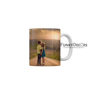 Romantic Couple Coffee Ceramic Mug 350 ML-FunkyDecors