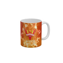 Load image into Gallery viewer, Sunrisers Hyderabad Logo Sunrisers Rise Up Coffee Ceramic Mug 350 ML-FunkyDecors
