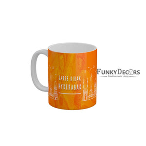Sunrisers Hyderabad Sabse Kirak Hyderbad Coffee Ceramic Mug 350 ML-FunkyDecors
