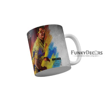 Load image into Gallery viewer, Suresh Raina Breaks hearts and records with the same ease CSK Coffee Ceramic Mug 350 ML-FunkyDecors
