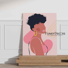 Load image into Gallery viewer, The Art Of Pink - Women Portrait Frame For Wall Decor- Funkydecors Posters Prints &amp; Visual Artwork
