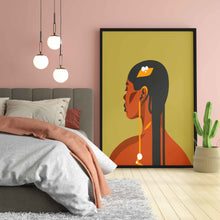 Load image into Gallery viewer, The Beauty Of Blackness Boho Women Art Frame For Wall Decor- Funkydecors Xs / Black Posters Prints &amp;

