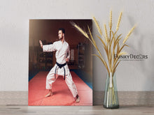 Load image into Gallery viewer, The Black Belt - Sports Art Frame For Wall Decor- Funkydecors Posters Prints &amp; Visual Artwork
