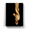 The Yellow Python - Animal Art Frame For Wall Decor- Funkydecors Xs / Canvas Posters Prints & Visual
