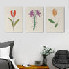 Tulip 3 Panels Art Frame For Wall Decor- Funkydecors Xs / Canvas Posters Prints & Visual Artwork