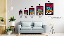 Load image into Gallery viewer, Work Hard Dream Big Quotes Art Frame For Wall Decor- Funkydecors Posters Prints &amp; Visual Artwork
