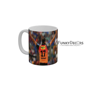 Yusuf Pathan Sunrisers Hyderabad Coffee Ceramic Mug 350 ML-FunkyDecors